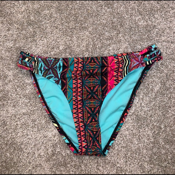 H and H Multicolor Bikini Bottoms size 16 - Picture 2 of 6